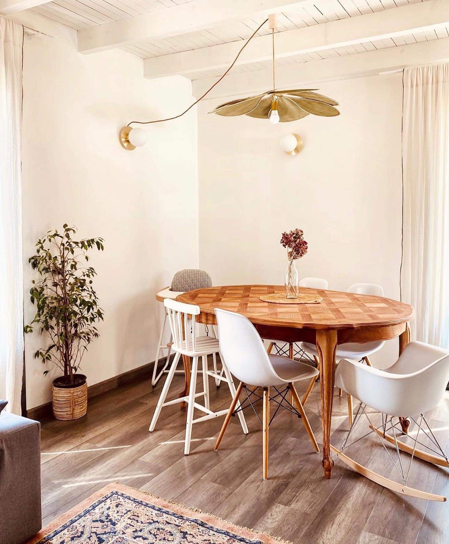 Zerithire Fabric Nature-inspired Pendant Lamp - Image 84
