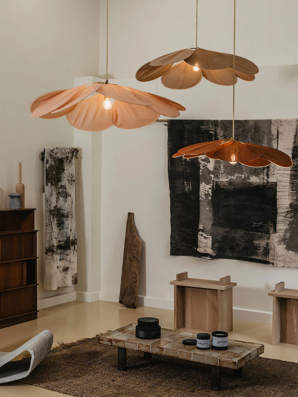 Zerithire Fabric Nature-inspired Pendant Lamp - Image 88