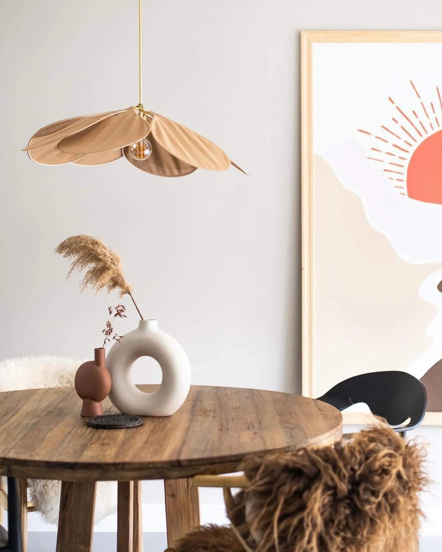 Zerithire Fabric Nature-inspired Pendant Lamp - Image 95