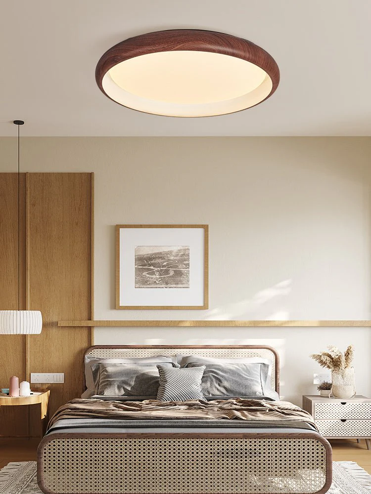 Zesolis Modern Minimalist Walnut Ceiling Light - Image 9