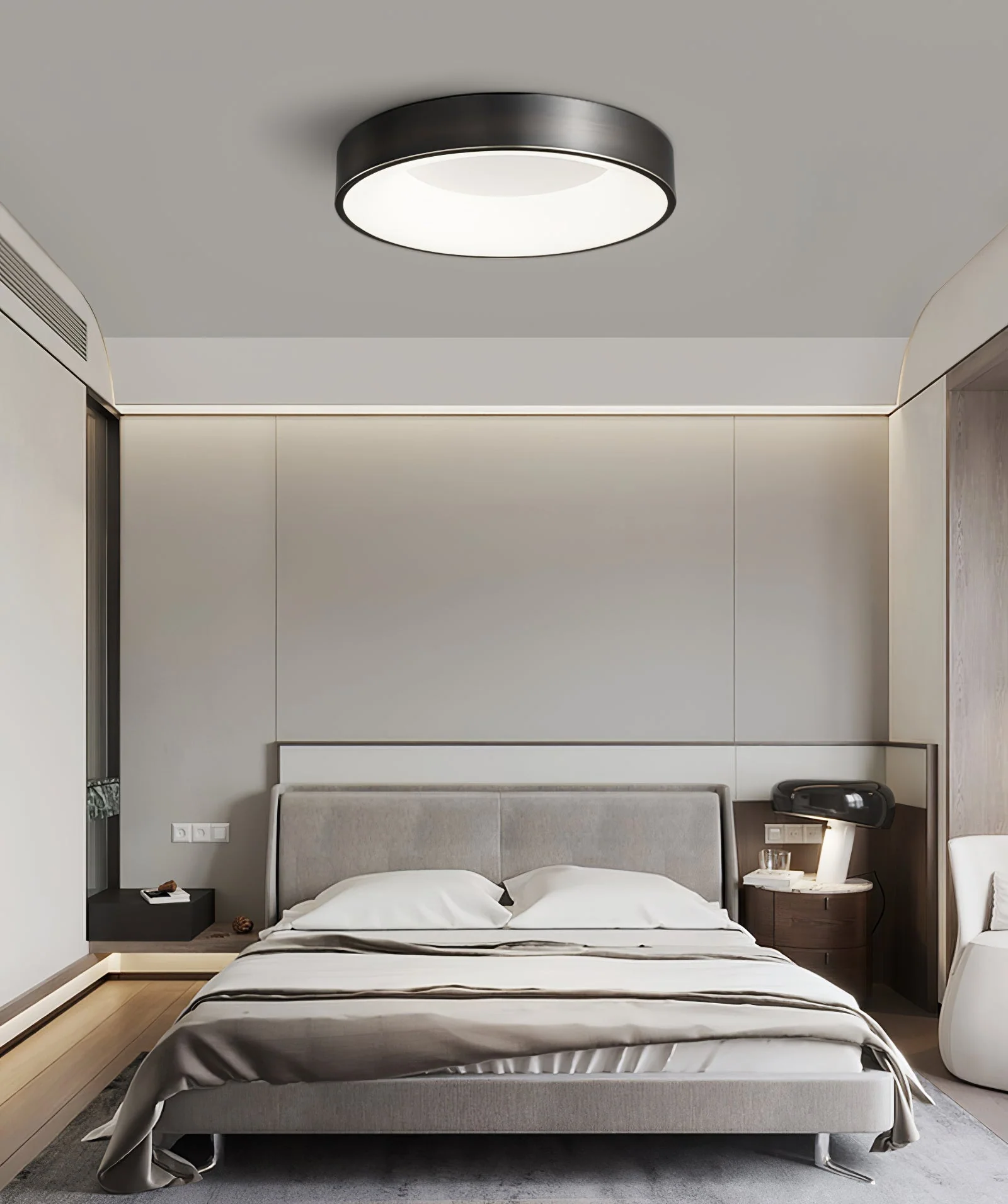 Zetheos Modern Minimalist Brass Ceiling Light - Image 9