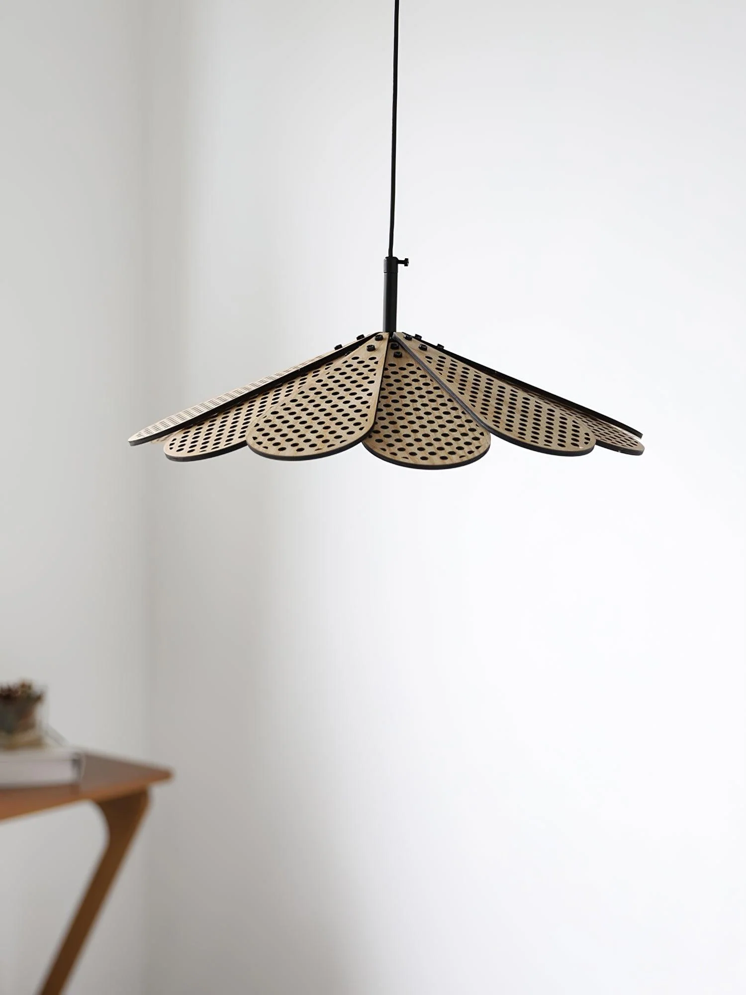 Zevarus Nordic Art Wabi-Sabi Wood Pendant Light - Image 11