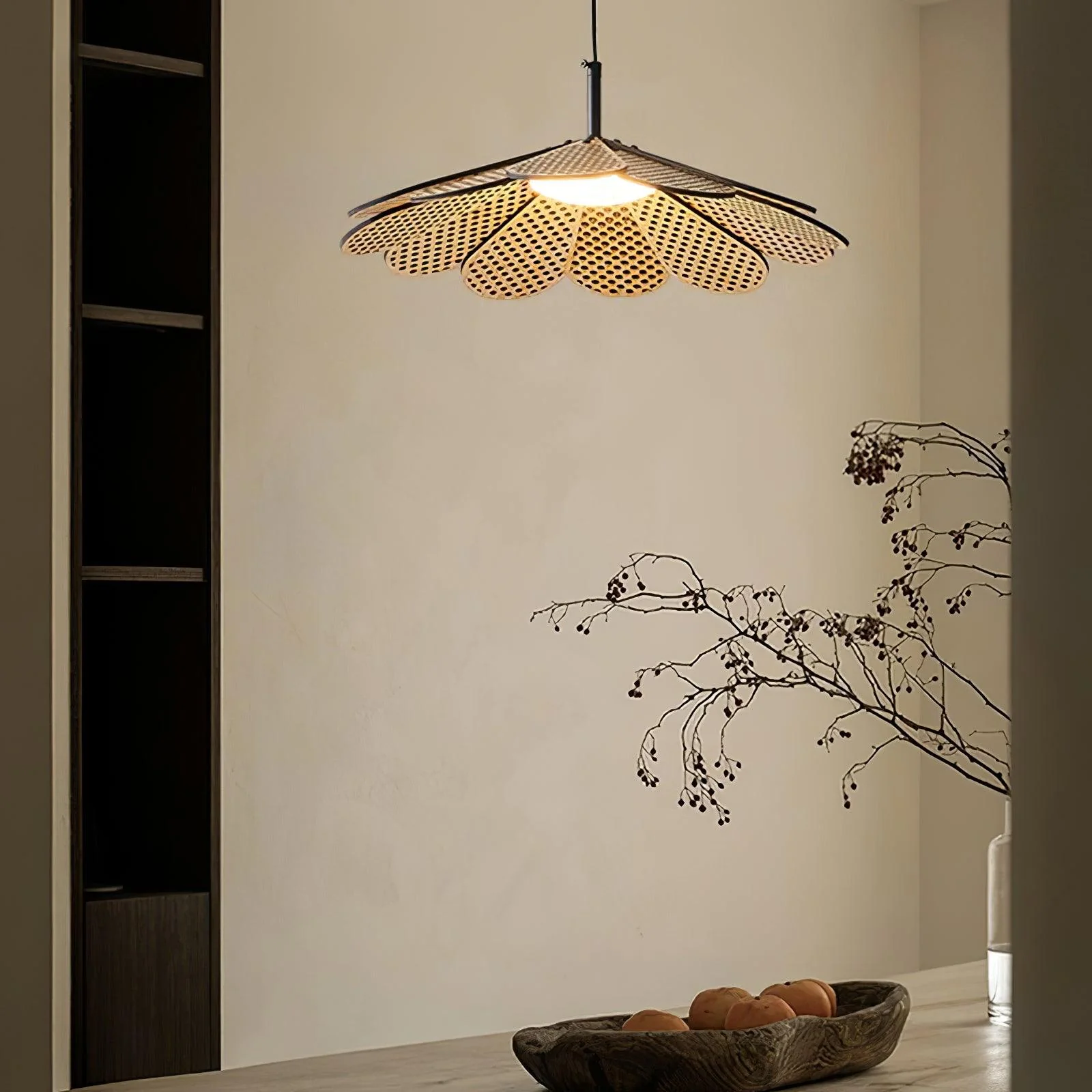 Zevarus Nordic Art Wabi-Sabi Wood Pendant Light - Image 16