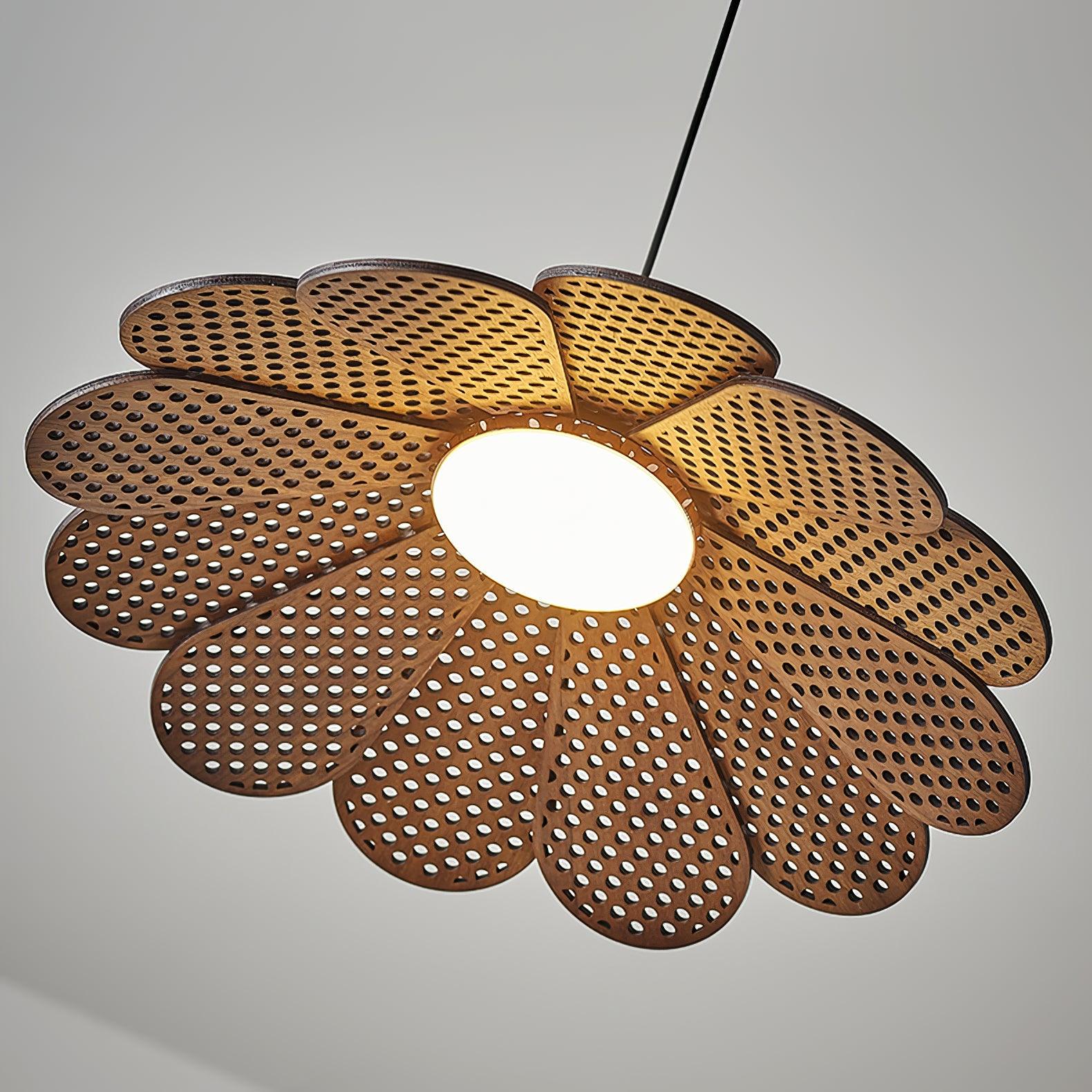 Zevarus Nordic Art Wabi-Sabi Wood Pendant Light - Image 21