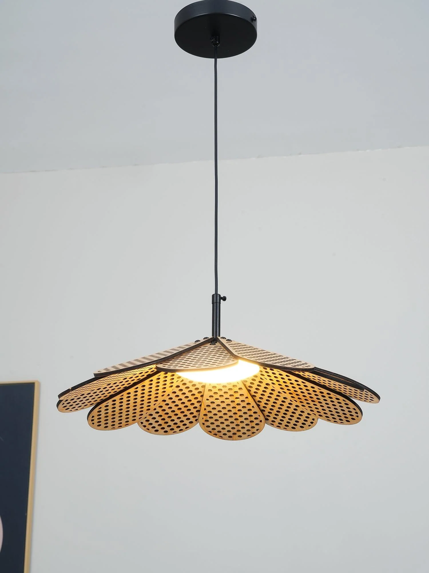 Zevarus Nordic Art Wabi-Sabi Wood Pendant Light - Image 23