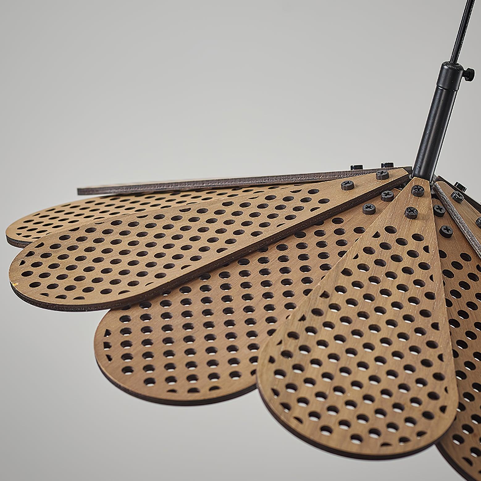 Zevarus Nordic Art Wabi-Sabi Wood Pendant Light - Image 27