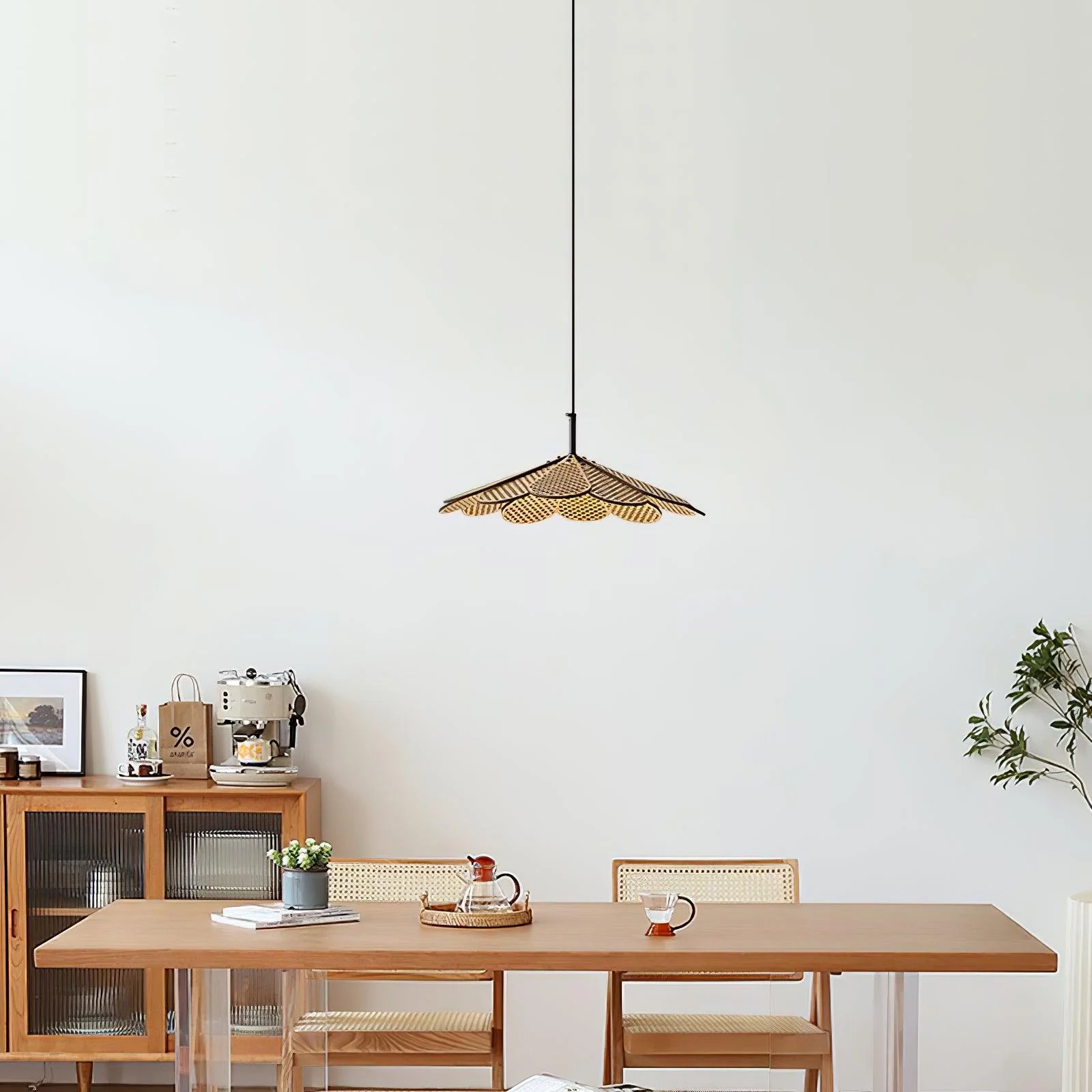 Zevarus Nordic Art Wabi-Sabi Wood Pendant Light - Image 37