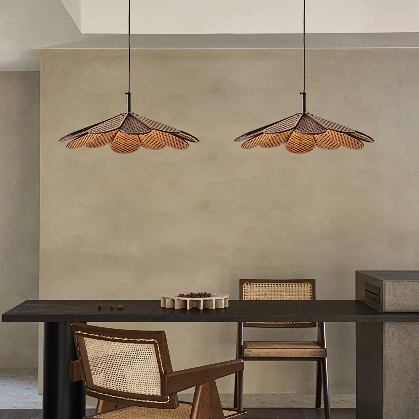 Zevarus Nordic Art Wabi-Sabi Wood Pendant Light - Image 40