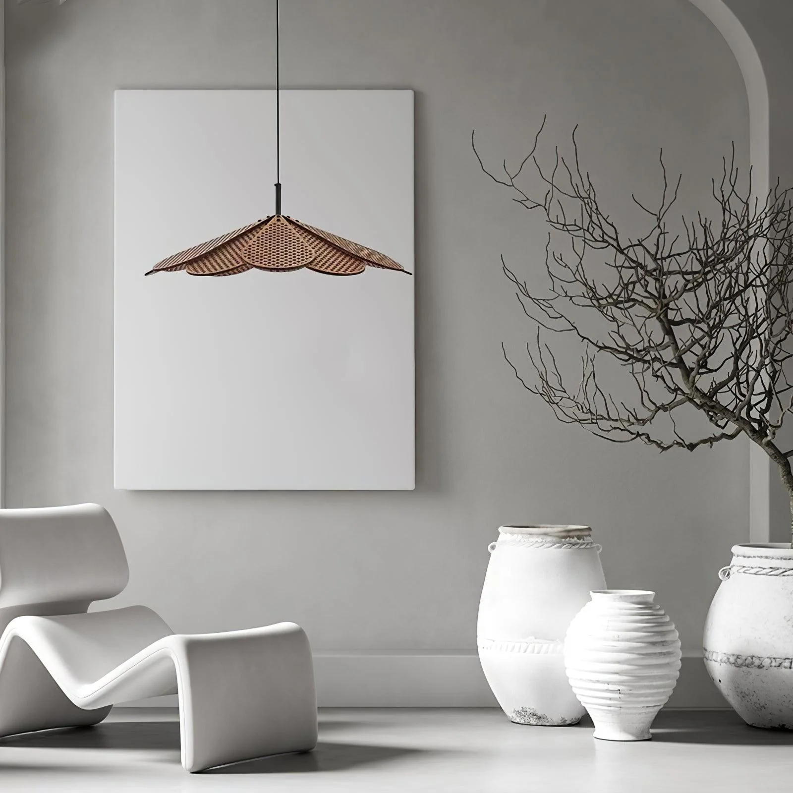 Zevarus Nordic Art Wabi-Sabi Wood Pendant Light - Image 41