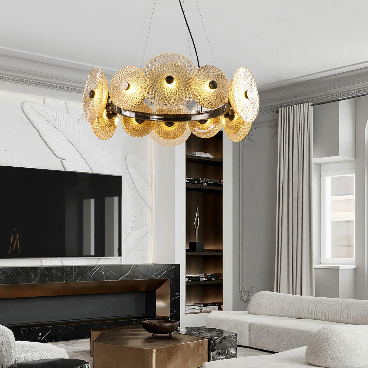Zeveleth Postmodern Luxury Art Crystal Chandelier - Image 2