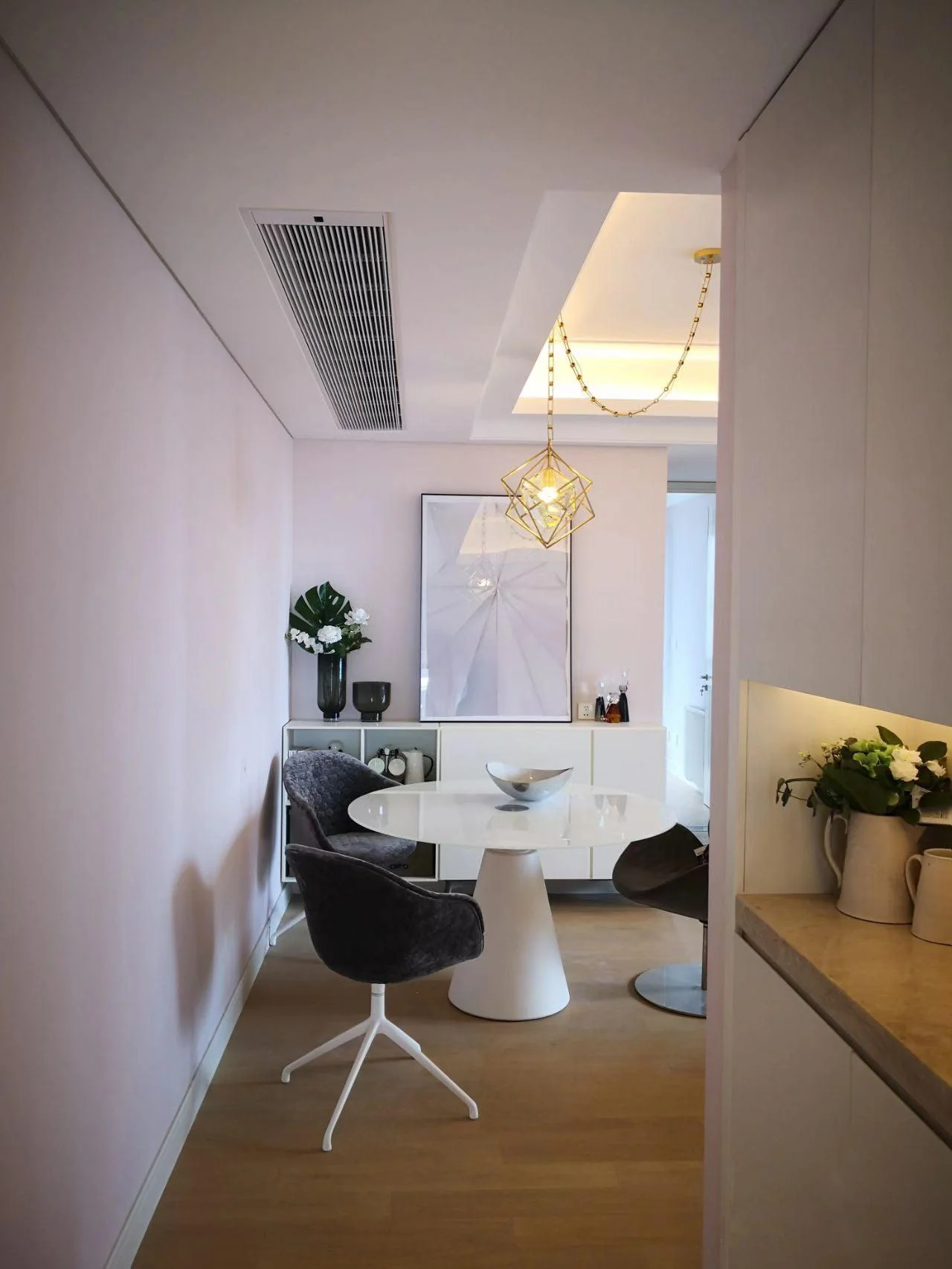 Zevira Brass & Crystal Glam Pendant Light - Image 12