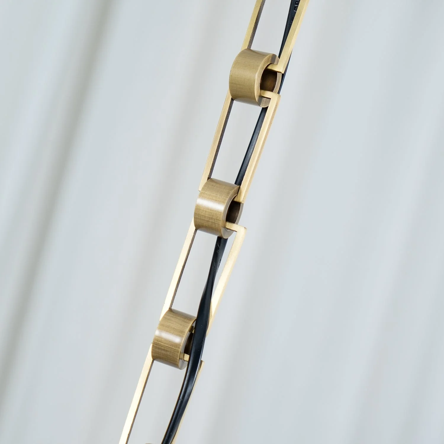 Zevira Brass & Crystal Glam Pendant Light - Image 3