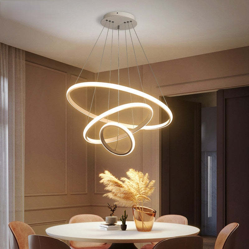 Zin Modern Ring Pendant Light, 2/3/4 Rings - Image 15