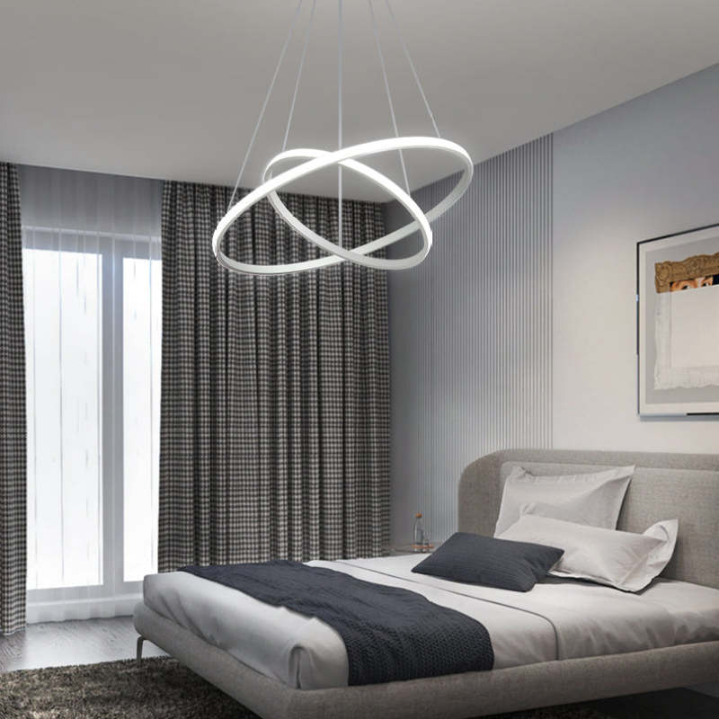 Zin Modern Ring Pendant Light, 2/3/4 Rings - Image 17