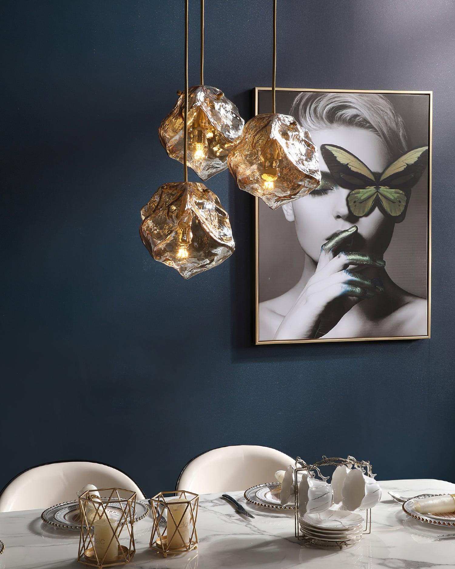 Zionis Brass Luxurious Pendant Lamp - Image 11