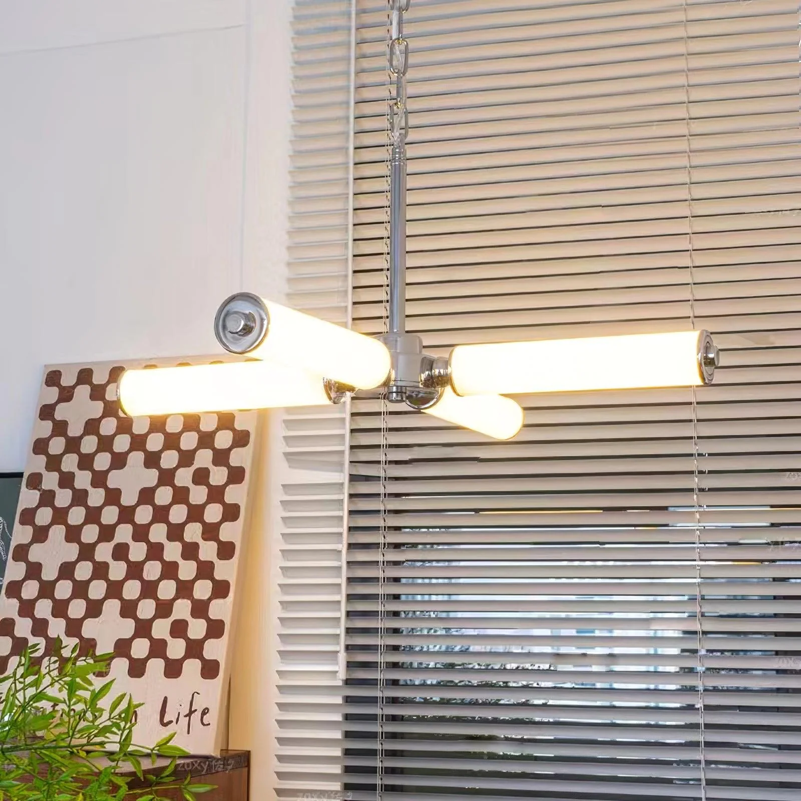 Zoliria Modern Minimalist LED Glass Chandelier - Image 16