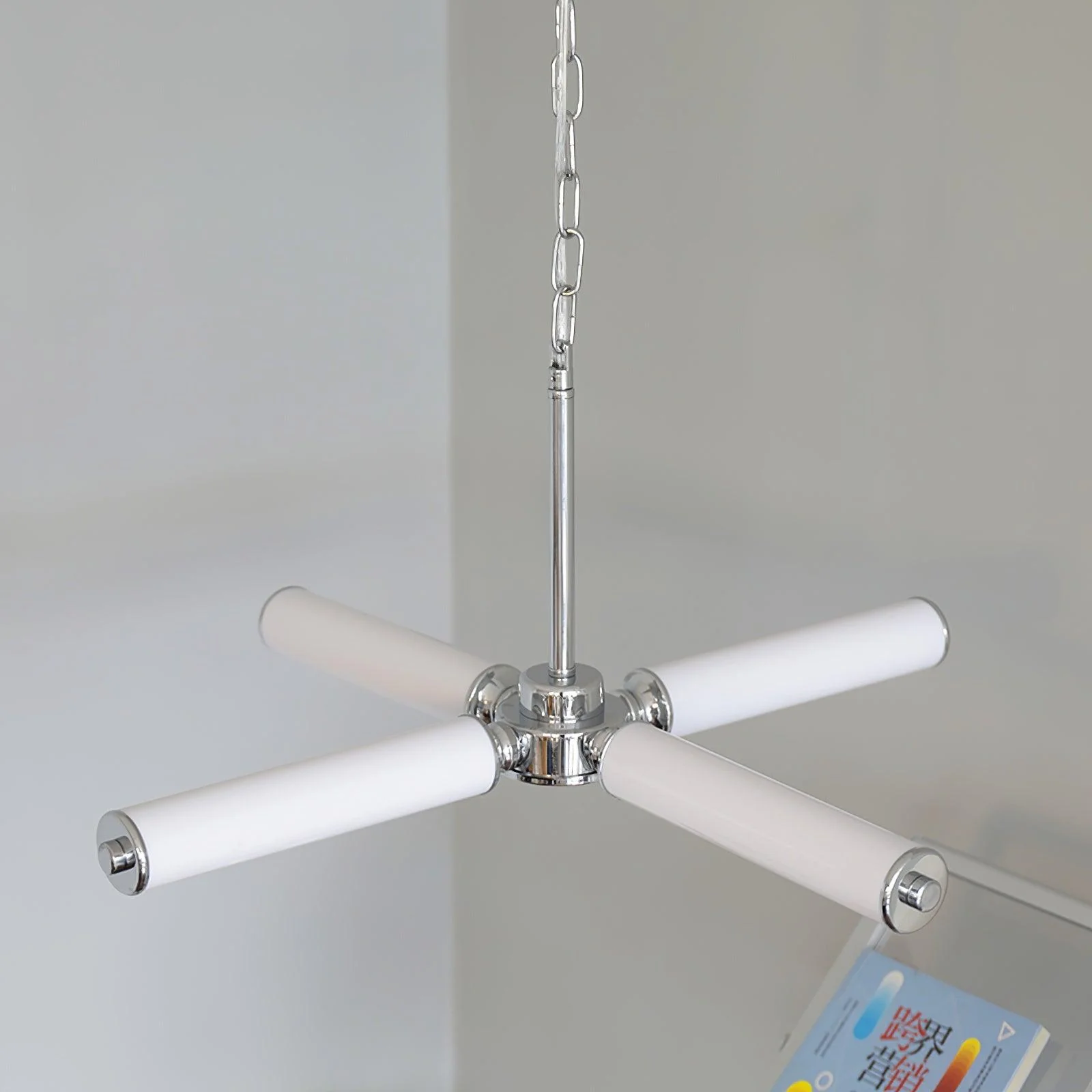 Zoliria Modern Minimalist LED Glass Chandelier - Image 17