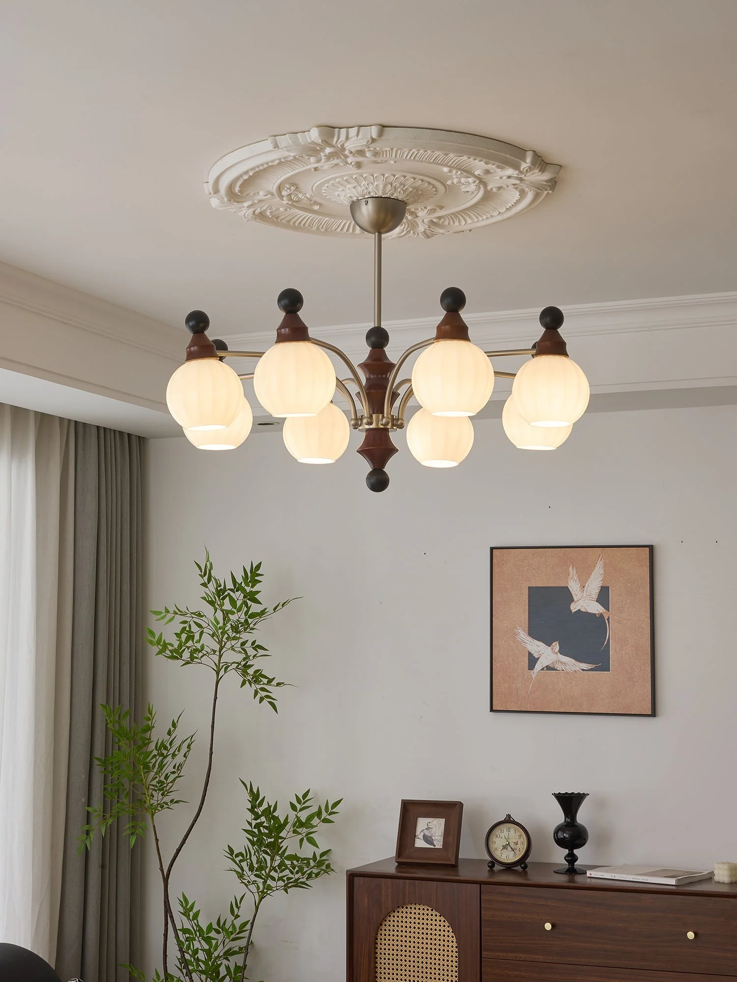 Zosilara Traditional Elegance Wood Chandelier - Image 16