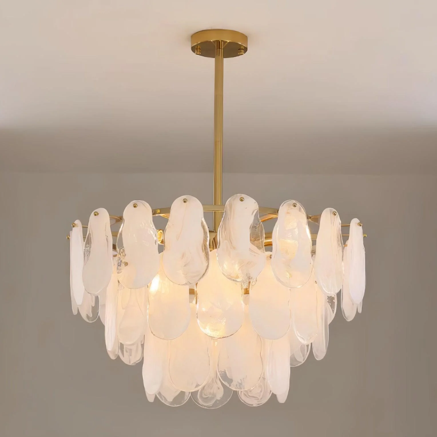 Zosolia Postmodern Luxury Round Cloud Glass Chandelier - Image 30