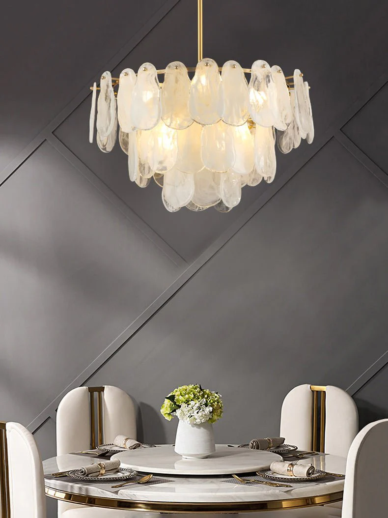 Zosolia Postmodern Luxury Round Cloud Glass Chandelier - Image 8