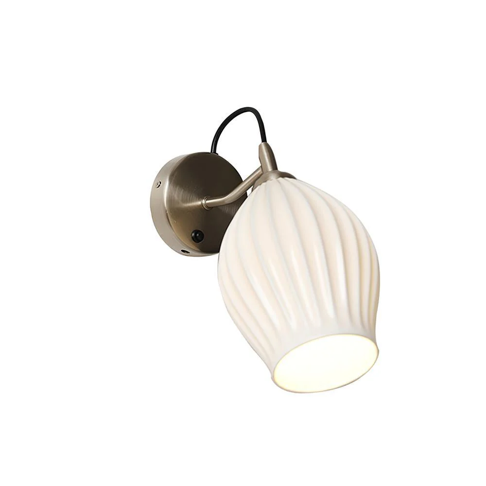 Zotalisra Modern Minimalist Ribbed Ceramic Wall light - Image 21