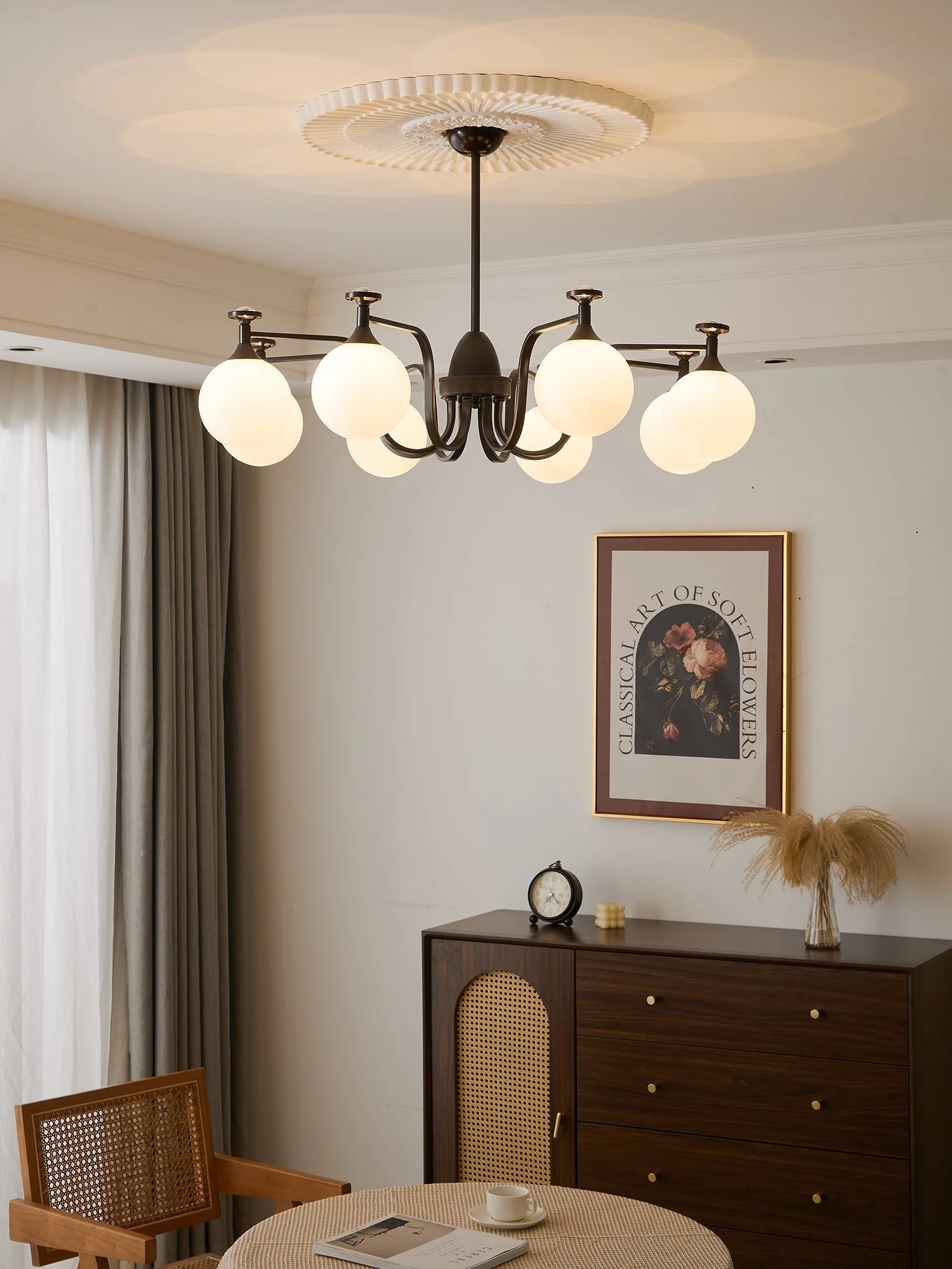 Zotheira Elegance Vintage Glass Chandelier - Image 14