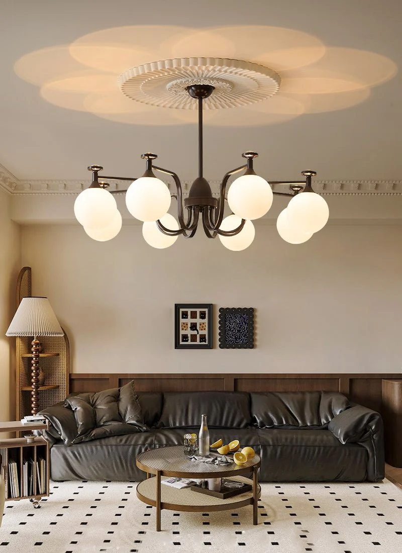 Zotheira Elegance Vintage Glass Chandelier - Image 16