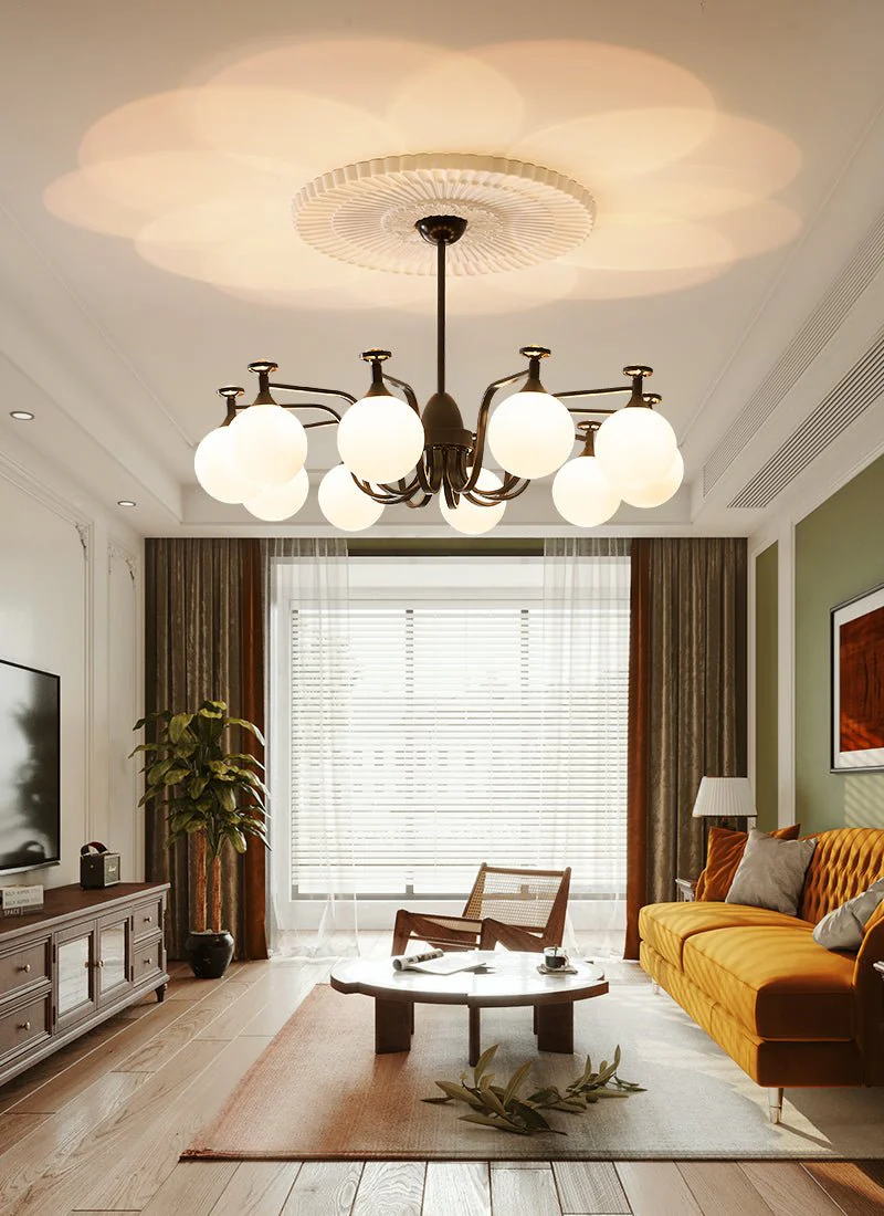Zotheira Elegance Vintage Glass Chandelier - Image 24
