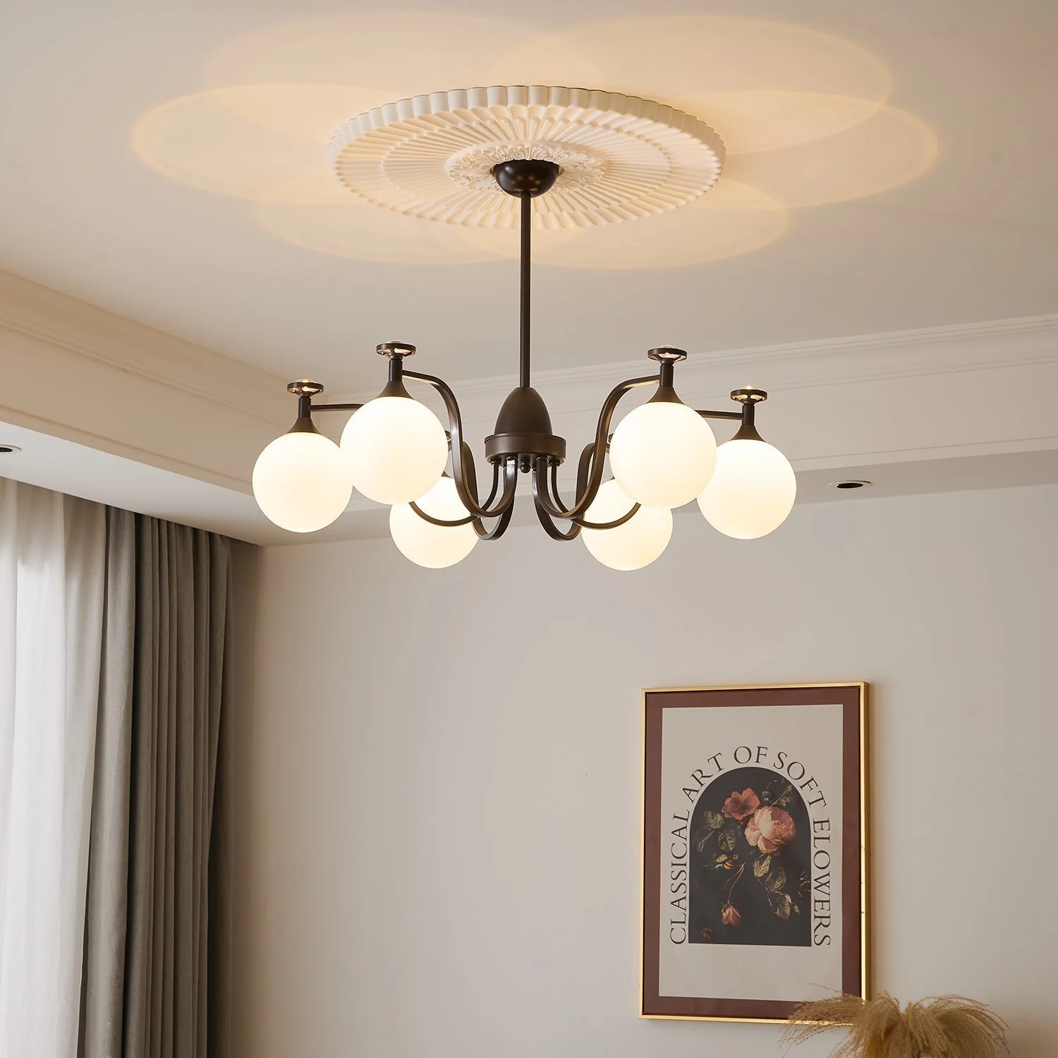 Zotheira Elegance Vintage Glass Chandelier - Image 31