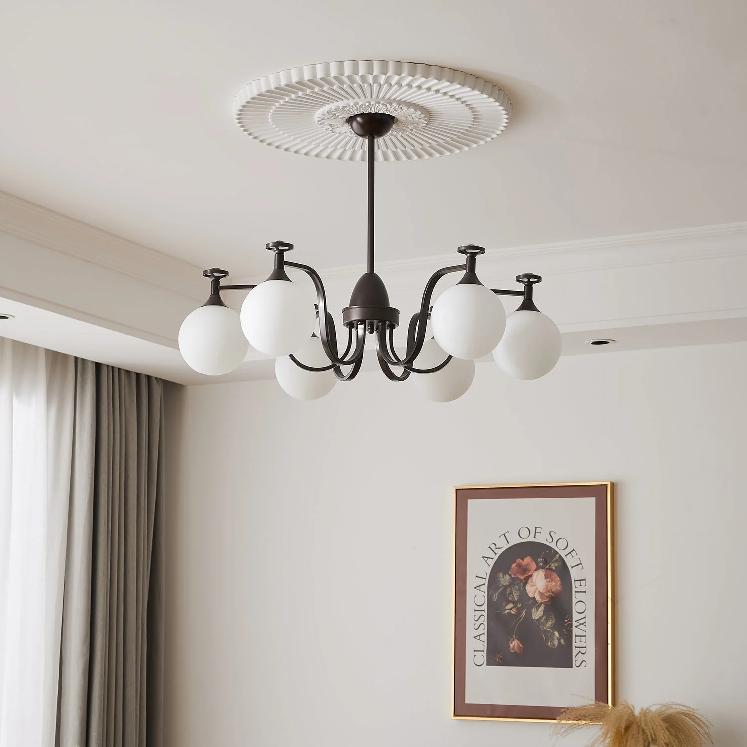 Zotheira Elegance Vintage Glass Chandelier - Image 32