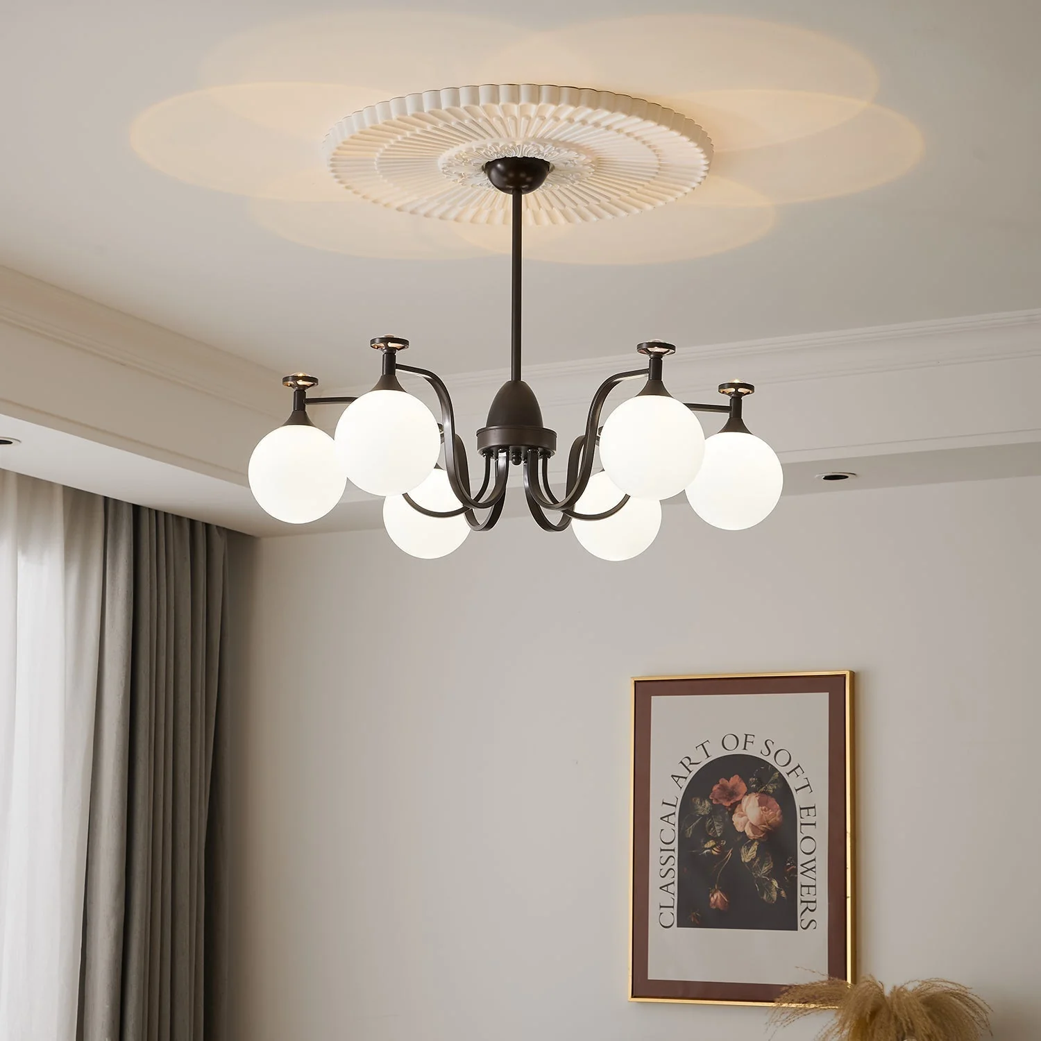Zotheira Elegance Vintage Glass Chandelier - Image 34
