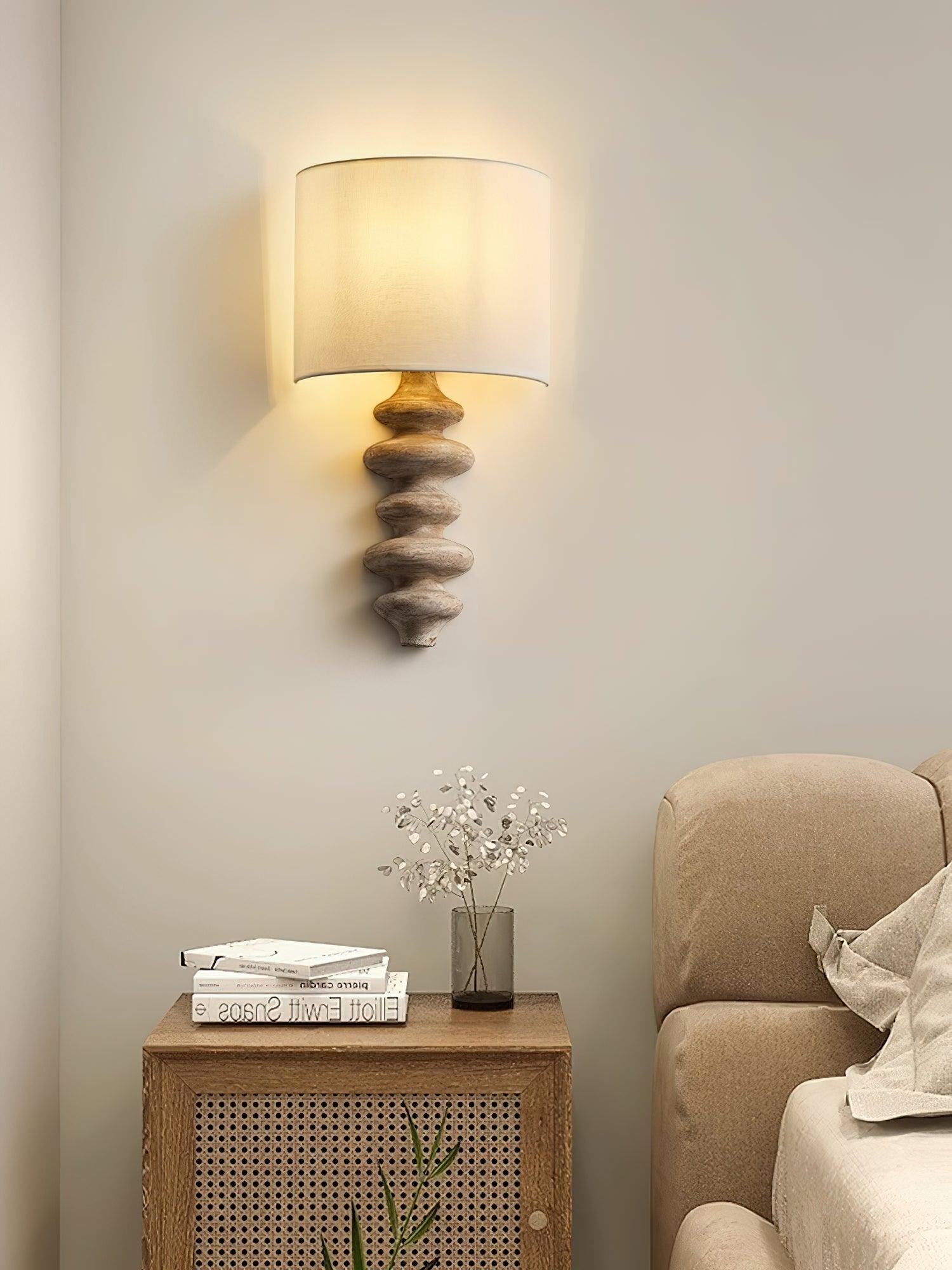 Zovarion Nordic Art Fabric Sconce Wall lamp - Image 9