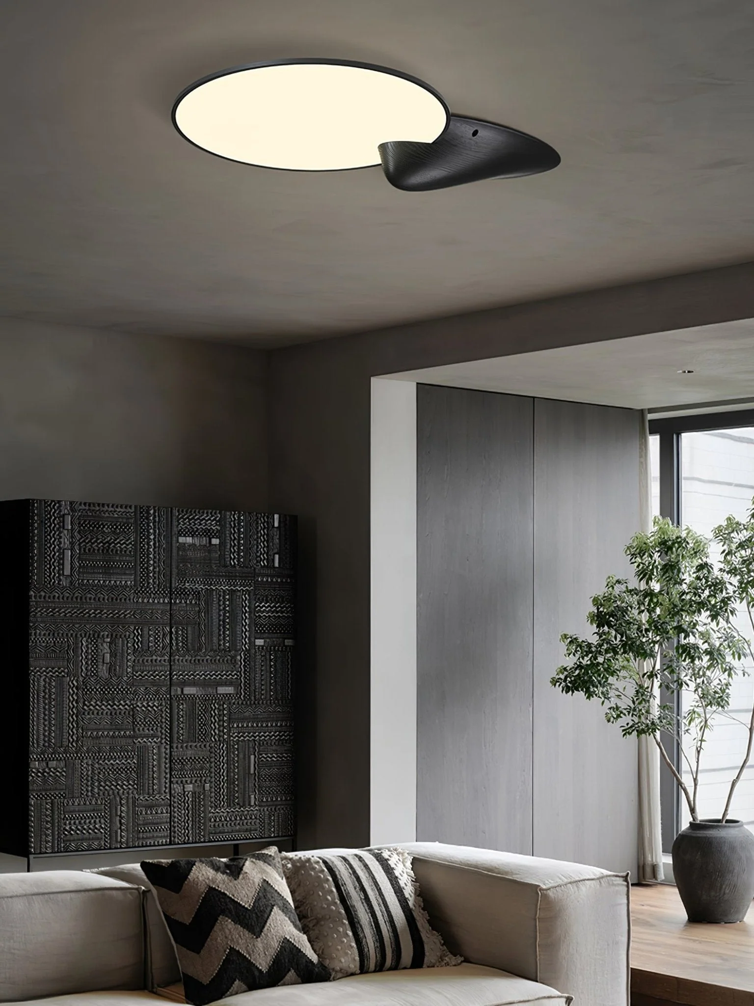 Zovenel Premium Elegance Peak Wood Ceiling Lamp - Image 13