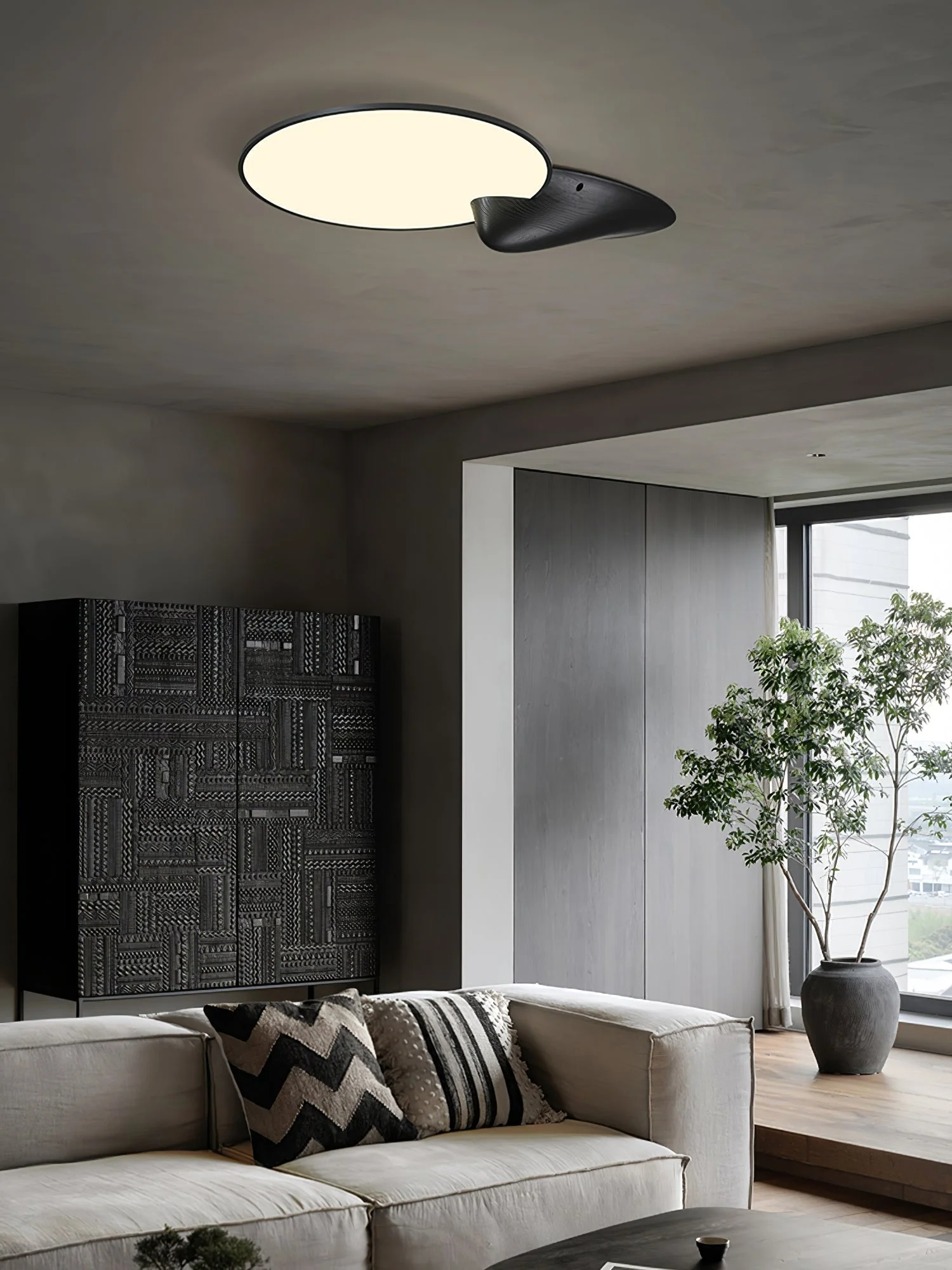 Zovenel Premium Elegance Peak Wood Ceiling Lamp - Image 15
