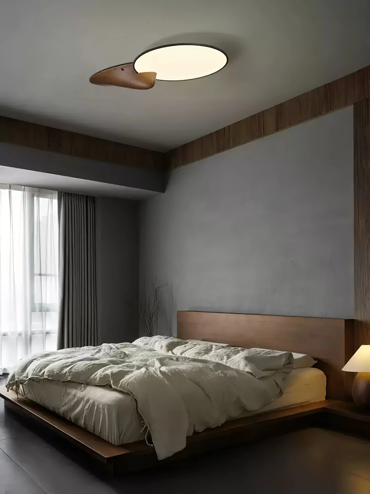 Zovenel Premium Elegance Peak Wood Ceiling Lamp - Image 21