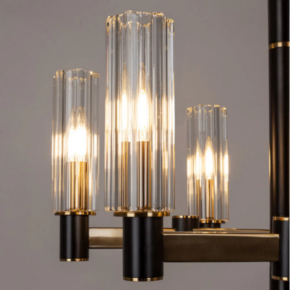 Zylinder Contemporary Brass Chandelier - Image 15