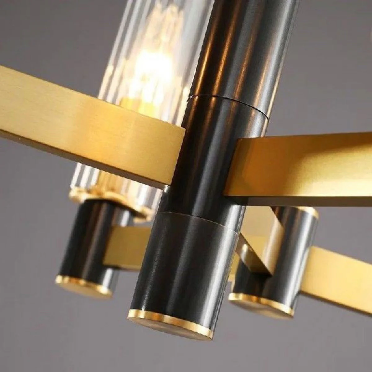 Zylinder Contemporary Brass Chandelier - Image 18