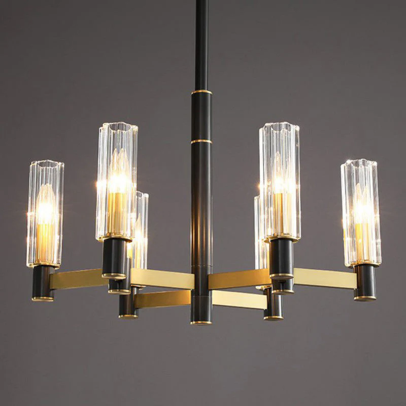 Zylinder Contemporary Brass Chandelier - Image 24