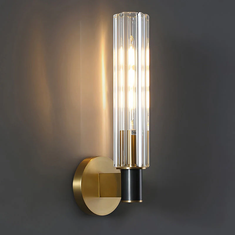 Zylinder Contemporary Brass Wall Light - Image 9